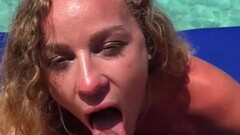 Kinky Blonde British BBW Kirstyn Halborg Drills Her Pussy Thumb