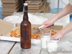 Young Sex Parties - Via Lasciva - Wall-painting, pizza and a DP Thumb