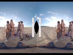 Naughty America - VR you get to fuck 3 chicks in the desert Thumb