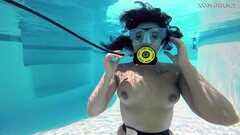 Hot Brita Piskova stays long underwater naked Thumb
